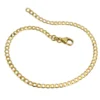 2,6mm Weitpanzer Armband Armkette 585 Gold Gelbgold 19cm Armschmuck