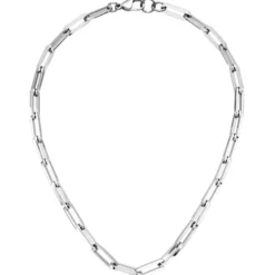 7mm Y-Kette Collier Halskette Anker weit vierkant Kette aus Edelstahl 55cm