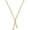 3,5mm Y-Kette Fantasie-Kette Collier aus 585 Gold Gelbgold mattiert 45cm