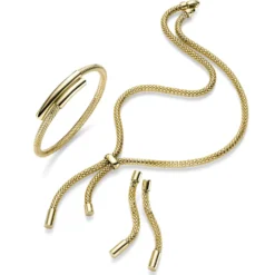 5mm Y-Kette Halskette Collier Phantasiekette aus 585 Gold Gelbgold 45cm
