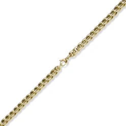 8,5mm Zopf-Kette Collier 585 Gold Gelbgold 50cm Halsschmuck Halskette glänzend