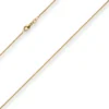 1,3mm Zopfkette Goldkette Collier Halskette aus 750 Gold Gelbgold 42cm