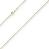 1,3mm Zopfkette Goldkette Collier Halskette aus 333 Gold Gelbgold 40cm