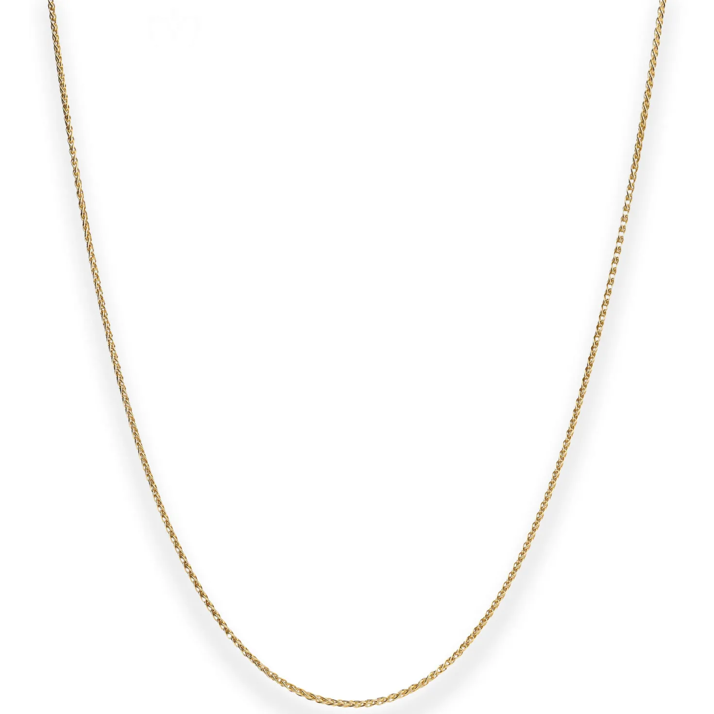 1,3mm Zopfkette Goldkette Collier Halskette aus 333 Gold Gelbgold 40cm