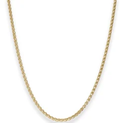 2,5mm Zopfkette Goldkette Collier Halskette aus 333 Gold Gelbgold 50cm