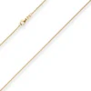 1,1mm Zopfkette Goldkette Collier Halskette aus 333 Gold Gelbgold 42cm