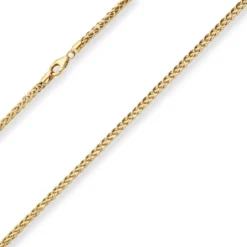 2,7mm Zopfkette Goldkette Collier Halskette aus 585 Gold Gelbgold 42cm