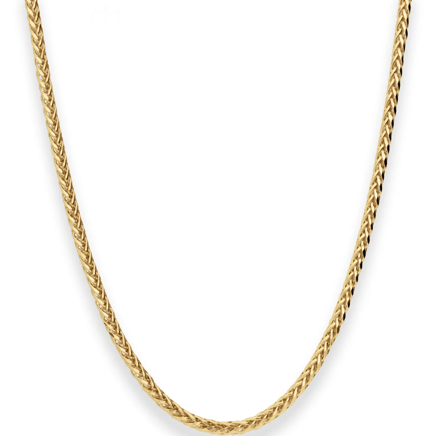 2,7mm Zopfkette Goldkette Collier Halskette aus 585 Gold Gelbgold 42cm