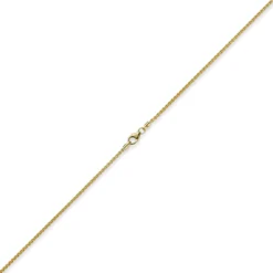 1,5mm Zopfkette Kette Collier aus 585 Gold Gelbgold, Goldkette, 40cm