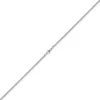 2mm Zopfkette Kette Collier aus 585 Gold Weißgold, Goldkette, 45cm