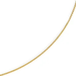 2mm Zopfkette Kette Collier aus 585 Gold Gelbgold, Goldkette, 40cm