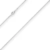 1,3mm Zopfkette Silberkette Collier Halskette aus 925 Silber rhodiniert 50cm