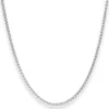 2,1mm Zopfkette Silberkette Collier Halskette aus 925 Silber 60cm