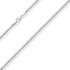 2,5mm Zopfkette Silberkette Collier Halskette aus 925 Silber 50cm