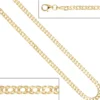 2,7mm Zwillingspanzerarmband Armband Armschmuck aus 333 Gelbgold 19cm