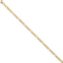 3mm Zwillings-Panzerarmband Armband Armschmuck aus 585 Gold Gelbgold 19cm
