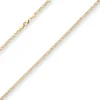 2,9mm Zwillingspanzerkette Collier Halskette aus 375 Gold Gelbgold 50cm