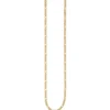 3mm Zwillings-Panzerkette Kette Collier Halskette aus 585 Gold Gelbgold 45cm