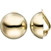 Ohrclips 14mm 333 Gold Gelbgold Ohrringe Clips Goldclips glänzend Damen