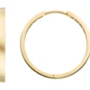 Ohrringe Creolen aus 333 Gold Gelbgold Ø 24,9mm flach glänzend Ohrschmuck