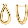 Ohrringe Creolen aus 333 Gold Gelbgold 19,2x13,2mm Ohrschmuck glänzend