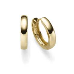 Ohrringe Creolen 2,5x13,5mm Ohrschmuck aus 585 Gold Gelbgold schlicht glänzend
