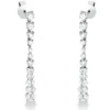 Ohrschmuck Ohrhänger aus 750 Weißgold 24 Diamanten 2,73ct TW-VSI 40x4,5mm