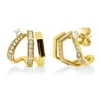 Ohrstecker aus 750 Gold Gelbgold 38 Diamanten 0,2ct TW-SI 14,3x13,8mm