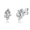Ohrstecker aus 585 Gold Weißgold 12 Diamanten 2,77ct W-SI 10,6x6,6mm