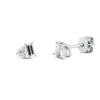 Ohrstecker aus 750 Gold Weißgold 4 Diamanten 0,33ct TW-VSI/SI 5,6x5,7mm