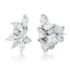 Ohrstecker aus 750 Gold Weißgold 16 Diamanten 2,19ct 17,3x11,3mm