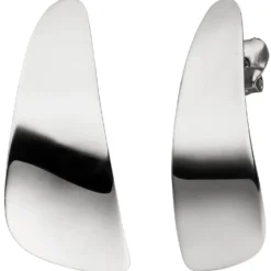 Ohrstecker aus 925 Silber 30,5x13,6mm glänzend schlicht Ohrschmuck Ohrringe