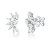 Ohrstecker aus 750 Weißgold 16 Diamanten 2,22ct F-VSI/SI 17,3x10,4mm