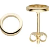 Ohrstecker Kreis Kreise Ø7,5mm 333 Gold Gelbgold Ohrringe Ohrschmuck glänzend