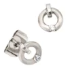Ohrstecker Stecker Diamanten 0.03Ct W/SI Brillanten rund 950 Platin für Damen