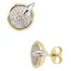 Ohrstecker Stecker mit 60 Diamanten 0.3Ct 585 Gold Gelbgold Ohrringe