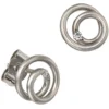 Ohrstecker Stecker Spirale rund Diamant 0.03Ct W/SI Brillant 950 Platin Damen