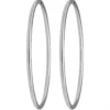 Paar Ohrringe Creolen rund groß XL Ohrschmuck aus 925 Silber rhodiniert 70x3mm