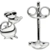 Paar Ohrstecker Maus Mäuse aus 925 Silber Ohrringe Ohrschmuck für Kinder