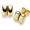 Paar Ohrstecker Ohrringe Ohrschmuck 8,5mm 585 Gold Gelbgold glänzend
