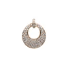 Pavé Anhänger aus 750 Rotgold 71 Brillanten 0,82ct TW-VSI 17,8x16,3mm mit Öse