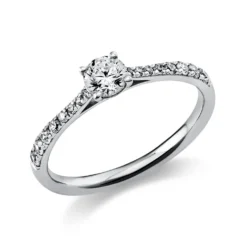 Ring Damenring Platinring aus 950 Platin mit 17 Diamanten Brillanten 0,51 Ct.