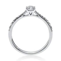 Ring Damenring Platinring aus 950 Platin mit 17 Diamanten Brillanten 0,51 Ct.