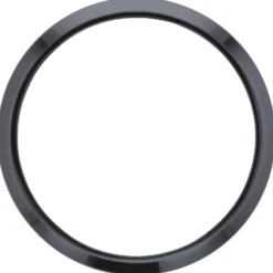 Ring Herrenring Edelstahl schwarz beschichtet teilmattiert schlicht Breite 5,9mm