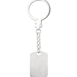 Schlüsselanhänger Anhänger mit Gravurplatte Gravurschild mit Kette 925 Silber