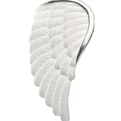 Schmuck Anhänger 14,6x28,2mm Flügel aus 925 Silber teilmattiert Halsschmuck