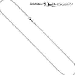 Schmuck-Set, Glaube Liebe Hoffnung 1,7mm Panzerkette 925 Silber Halsschmuck 42cm