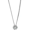 Solitaire Collier aus 585 Gold Weißgold Brillant 0,4ct F-SI L:42cm