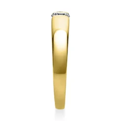 Solitär Ring Damenring aus 750 Gold Gelbgold mit Diamant Brillant 0,25 Ct.
