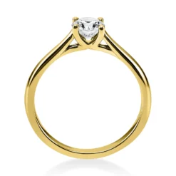 Solitär Ring Damenring aus 585 Gold Gelbgold mit Diamant Brillant 0,50 Ct.